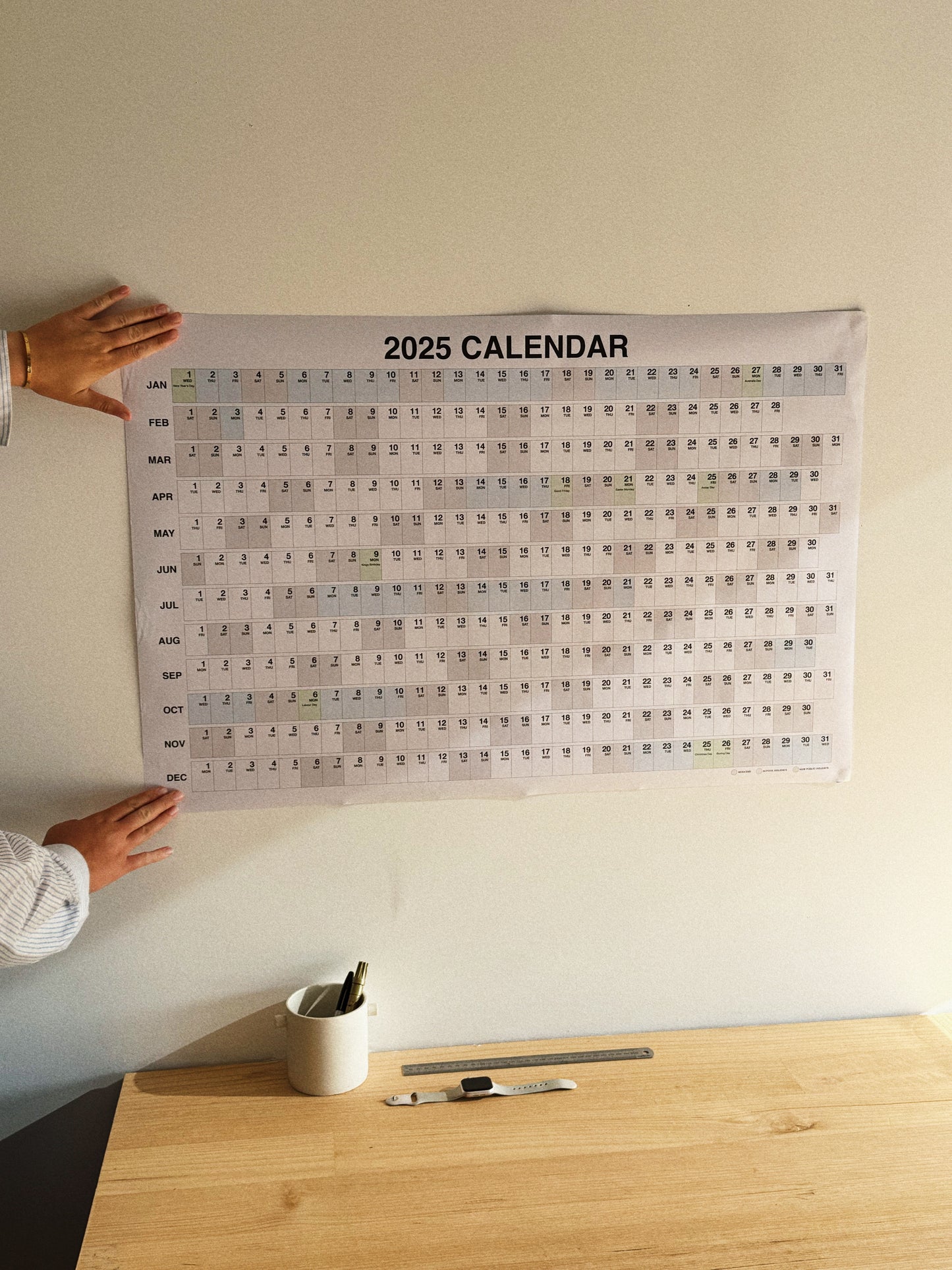 2025 WALL CALENDAR