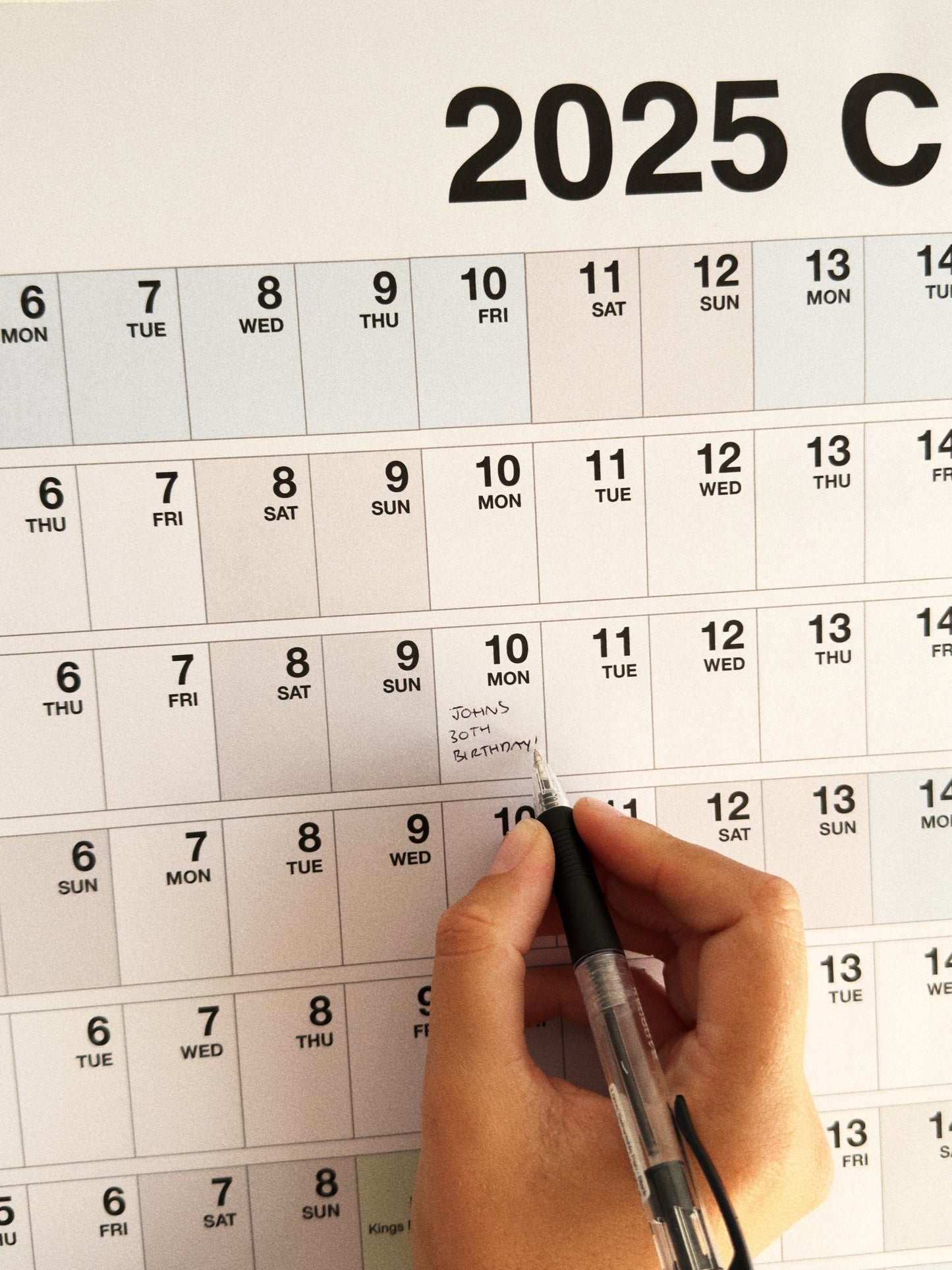 2025 WALL CALENDAR