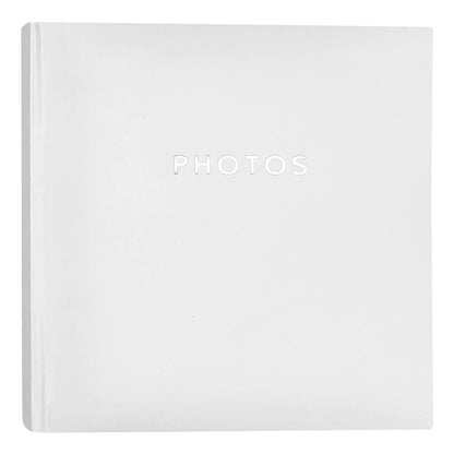 White Leather Photo Album